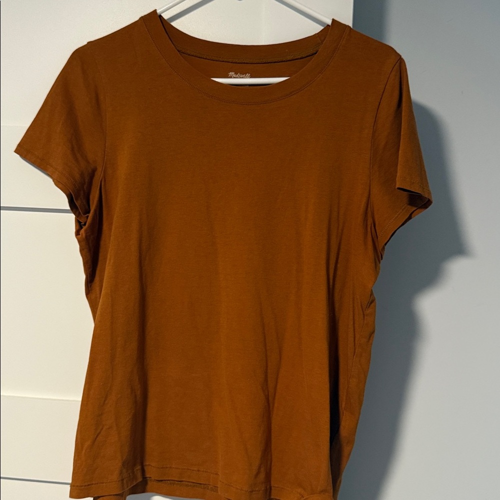 Madewell Orange Short Sleeve Tee